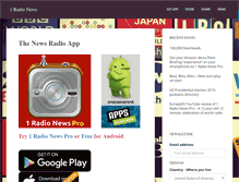 Tablet Screenshot of 1radionews.com